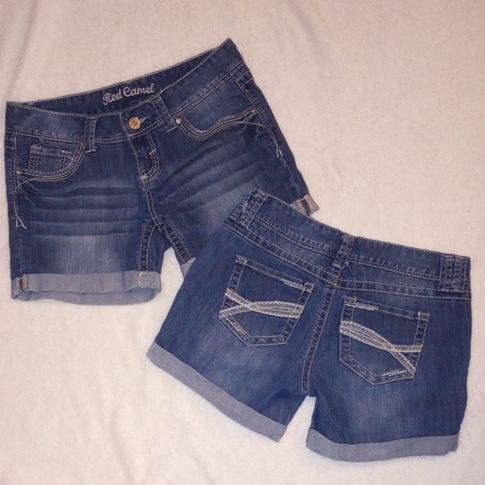 Red Camel Women's Blue Denim Shorts